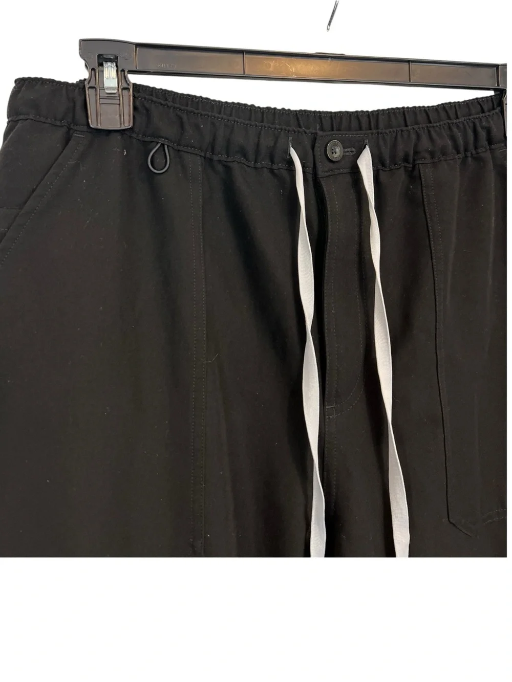 Figs Mens Cairo Cargo Scrub Pants in Black - Size Large